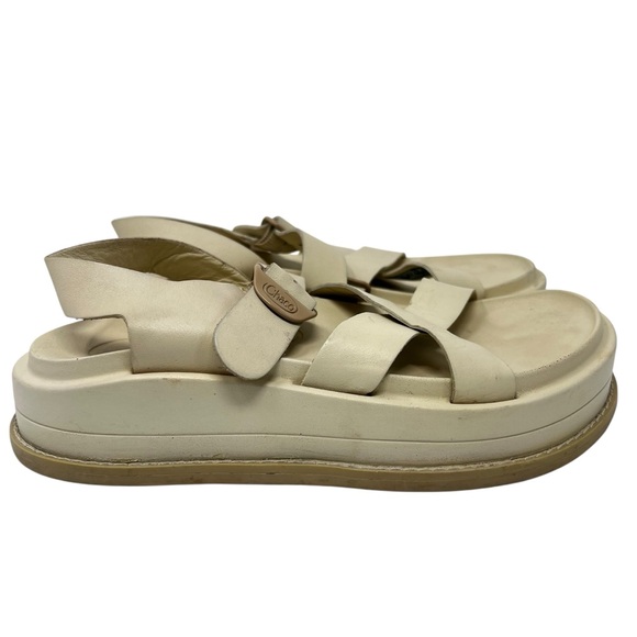 Chaco Cream Women's Sandals - Picture 2 of 9
